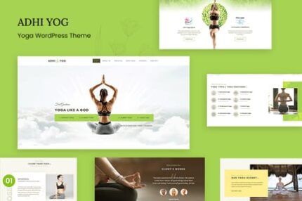 Adhi Yoga - Health & Wellness WordPress Theme