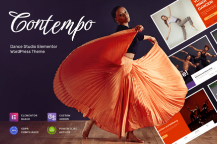 Contempo - Dance School WordPress Theme