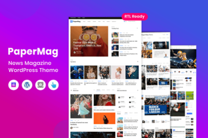 PaperMag - News Magazine WordPress Theme