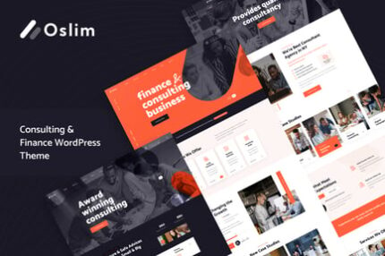 Oslim - Consulting & Finance WordPress Theme