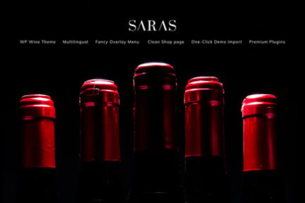 Saras - Wine WordPress Theme