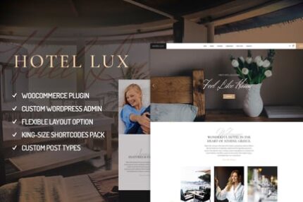 Hotel Lux - Resort & Hotel WordPress Theme