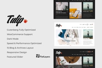 Tulip - Responsive WordPress Blog Theme