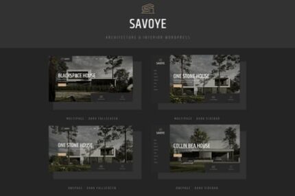 Savoye - Architecture & Interior WordPress Theme