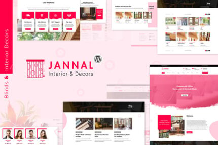 Jannal - Curtains, Blinds & Interior Decor Theme