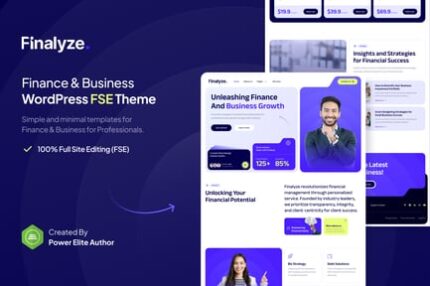 Finalyze – Finance & Business FSE WordPress Theme