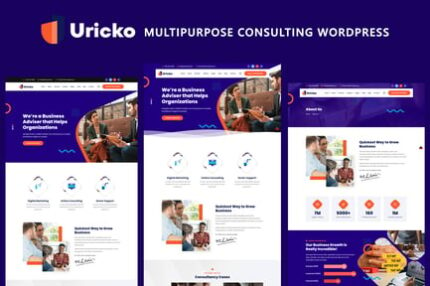 Uricko - Multipurpose Consulting WordPress Theme