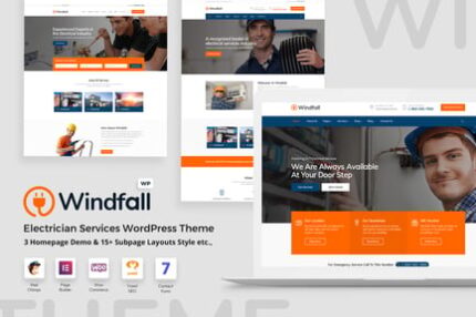 Windfall - Electrician Services WordPress Theme