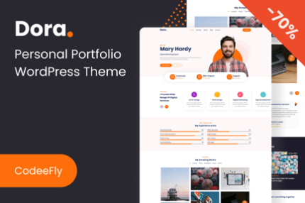 Dora – Personal Portfolio WordPress Theme