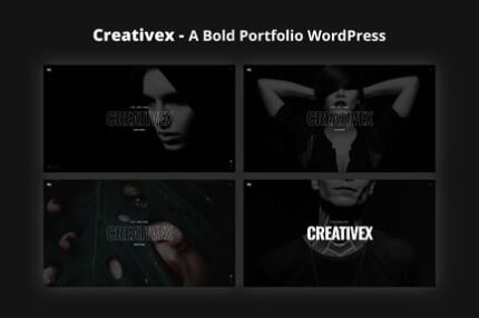 Creativex - A Bold Portfolio WordPress Theme