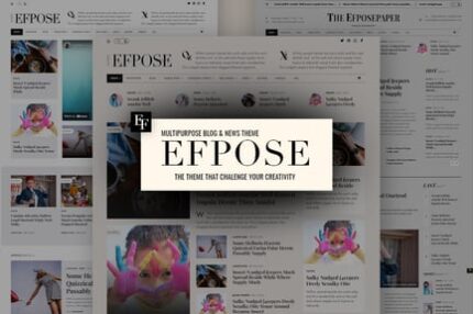 Efpose – Blog and Newspaper  WordPress Theme