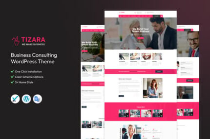 Tizara - Business Consulting WordPress Theme