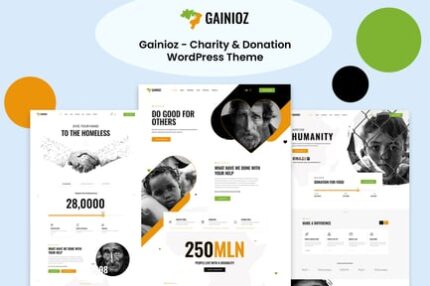 Gainioz - Charity & Donation WordPress Theme