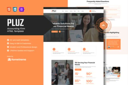 Pluz - Accounting Firm HTML Template