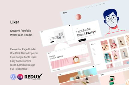 Lixer – Creative Portfolio WordPress Theme