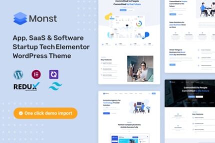 Monst - App, SaaS & Software Startup WP Theme