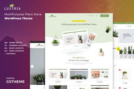 Lustria - MultiPurpose Plant Store WordPress Theme