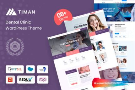 Timan - Dental Clinic WordPress Theme