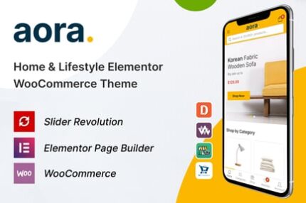 Aora - Home & Lifestyle Elementor WooCommerce Them