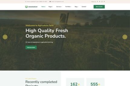 Graingrower – Agriculture Farming WordPress Theme