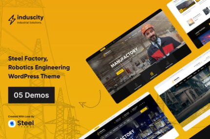 Induscity - Metal & Steel Factory WordPress Theme