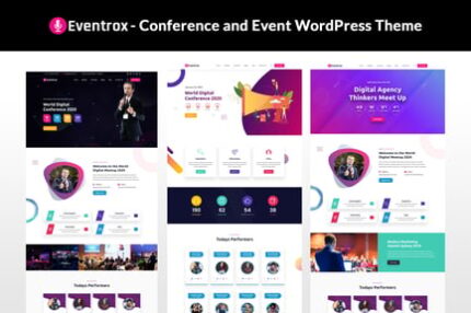 Eventrox - Conference and Event WordPress Theme