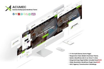 Acumec - Business Multipurpose WordPress Theme