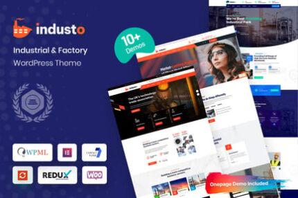 Industo - Industrial Industry & Factory WordPress