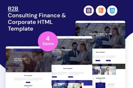 B2B - Business, Consulting & Finance HTML Template