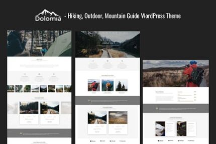 Dolomia - Hiking, Outdoor, Mountain WordPress