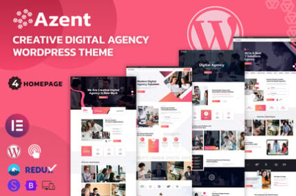 Azent - Creative Digital Agency WordPress Theme