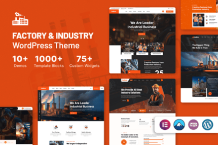 Indsro - Factory & Industry WordPress Theme