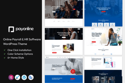 Payonline - Online Payroll and HR WordPress Theme