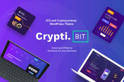 CryptiBIT - Cryptocurrency, ICO WordPress theme