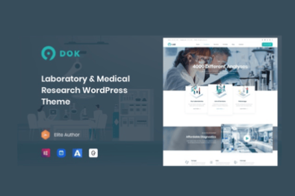 Ninedok - Laboratory & Research WordPress Theme