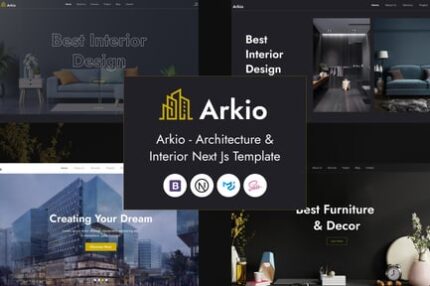 Arkio - Architecture & Interior Next Js Template