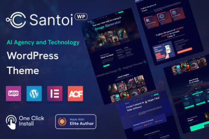 Santoi - AI Agency and Technology WordPress Theme