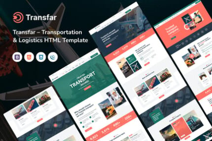 Transfar – Transportation & Logistic HTML Template