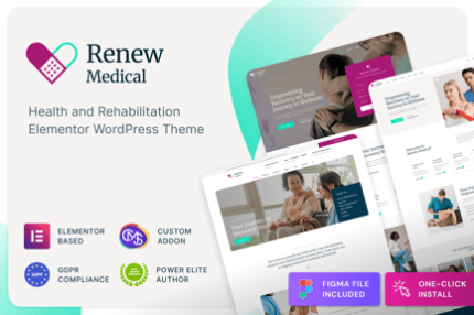 Renew Medical - Physiotherapy Rehab Clinic Theme