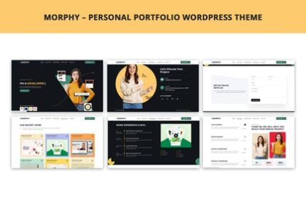 Morphy – Personal Portfolio WordPress Theme