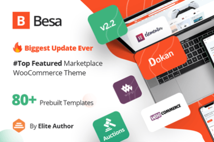 Besa - Elementor Marketplace WooCommerce Theme