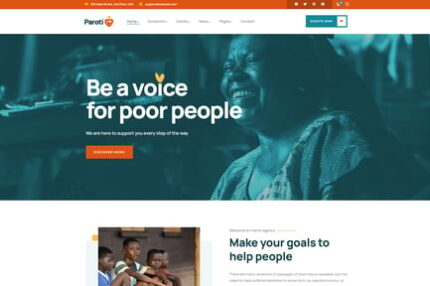 Paroti - Nonprofit Charity WordPress Theme