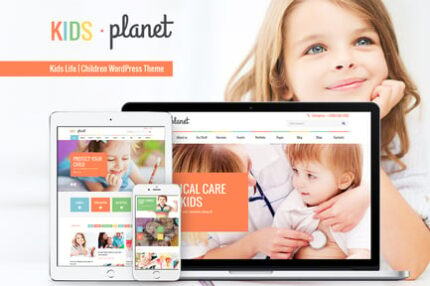 Kids Planet - A Multipurpose Children WP Theme