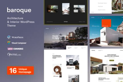 Baroque - Architecture & Interior WordPress Theme