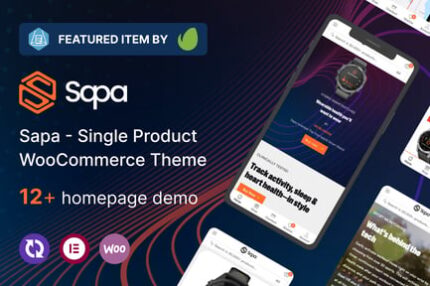 Sapa - Product Landing Page WooCommerce Theme