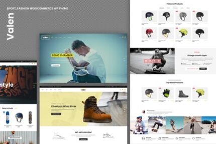 Valen - Sport, Fashion WooCommerce WordPress Theme