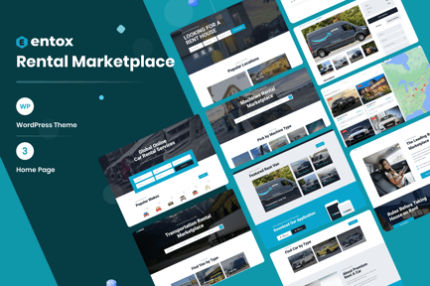 Rental Marketplace WordPress Theme - Entox