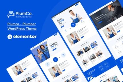 Plumco - Plumber WordPress Theme