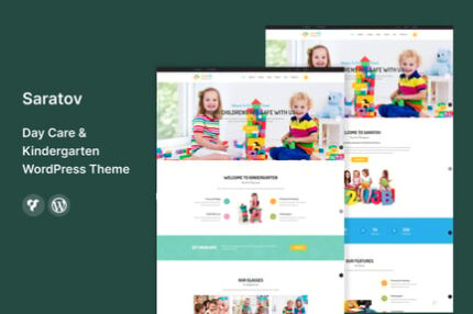 Saratov - Day Care & Kindergarten School WordPress