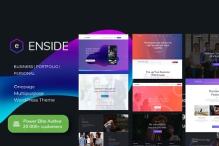 Enside - Multipurpose Onepage WordPress theme